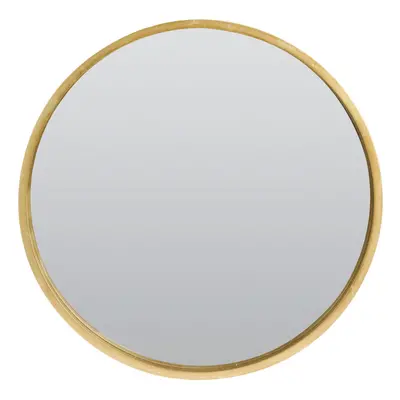 Round Wall Mirror With Gold Frame Large Decorative 50cm Wall Hanging Mirror