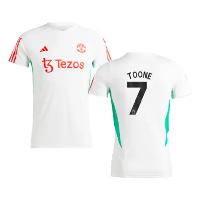 (XL) Man Utd Training Jersey (White) - Ladies (Toone 7)