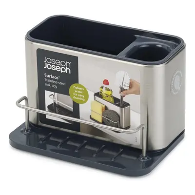 Joseph Joseph Surface Stainless-Steel Caddy Sink Area Organiser - Silver