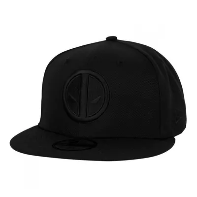 Deadpool 868032-8fitted Logo Era 59Fifty Fitted Hat, Black - Fitted