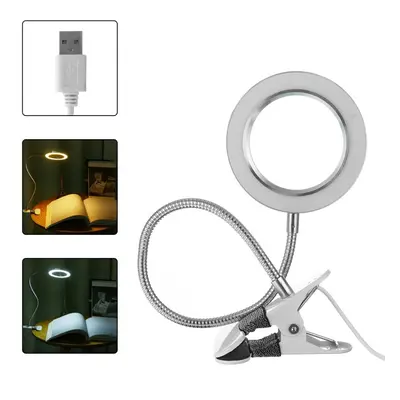 Magnifying LED Lamp USB Charging Table Light Clip-on Lamp Beauty Tattoo Reading