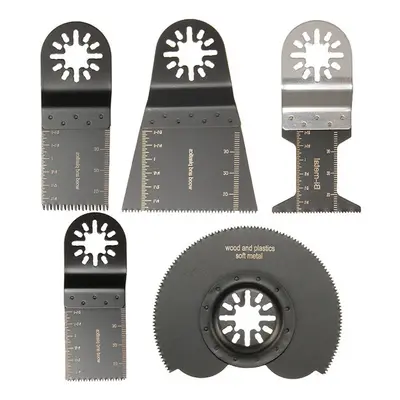 5pcs Mix Saw Blades Oscillating Multitool For Parkside Workzone Einhell Challenge AEG Multitool