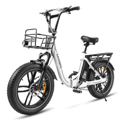 (Blue) SAMEBIKE Electric Bike âCO5PRO Folding Adult Electric Mountain Bike, 36V 13AH Battery, 