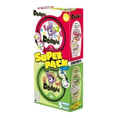 | Dobble Super Pack Kids (123 + Animals) | Family Card Game | Ages 4+ | Players | Minutes Playin