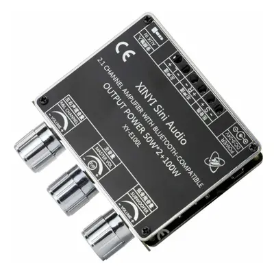 50Wx2+100W 2.1 Channel Bluetooth Audio Power Amplifier Board Module High and Low Tone Subwoofer 