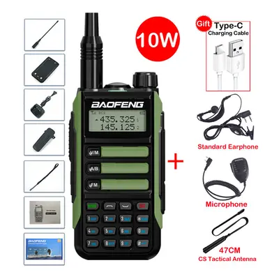 (UV16-Package 12) Baofeng UV-16 Max IP68 Waterproof Walkie Talkie Tourist Band High Power CB Rad