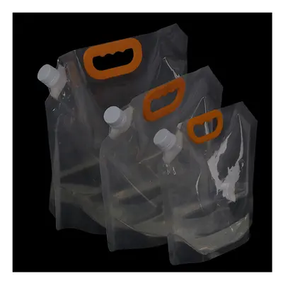 (1.5L) Foldable Beer Bag Transparent Stand-Up Plastic Juice Milk Packaging Bag Outdoor Camping H