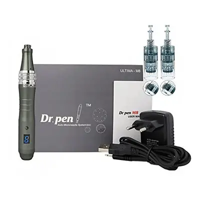 Dr.pen M8w Micro-Needling Device with x pin and x Nano pin Disposable Needle Cartridges 165mm Da