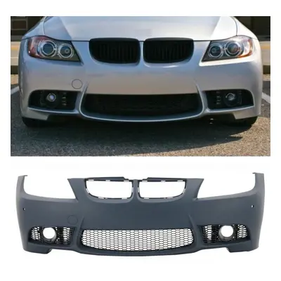 BMW Series E90 E91 Front Bumper M3 Sport Look Style Fog Grilles Saloon Touring