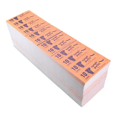 Jumbo Bingo Ticket Booklets, to View, Game