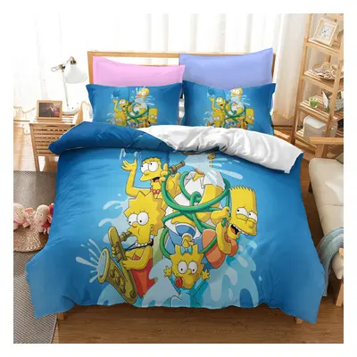 (Style 04, Double) The simpson Bedding Single Double King Duvet Cover