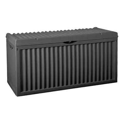 Garden Storage Box Plastic Outdoor Utility Chest Cushion Shed Lid Patio 350L