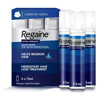 Regaine For Men Hair Regrowth Foam x 73ml (Packing May Vary)