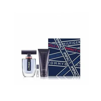 Tommy Hilfiger Impact Pcs Set: 3.4 Eau De Toilette Spray + 0.14 Eau De Toilette Spray + 3.4 Face