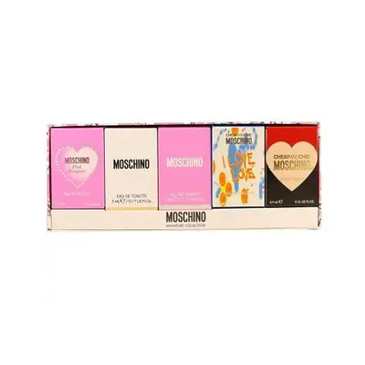 Moschino Pcs Mini Set For Women: Cheap & Chic 4.9 Ml + I Love Love Ml + Fresh Pink Ml + Fresh Ml