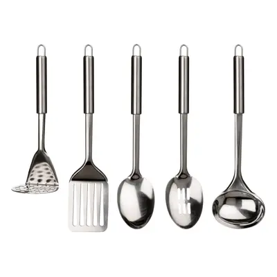 Premier Housewares Kitchen Tool Set, 5-Pieces - Stainless Steel