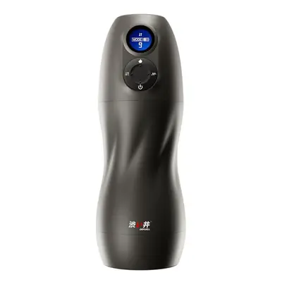 (dark gray) Drywell Automatic Male Masturbator Vibration Mode + Sucking Mode Electric Oral Sex S