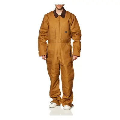 Dickies Men's Big-Tall Premium Insulated Duck Coverall Brown Duck 2X