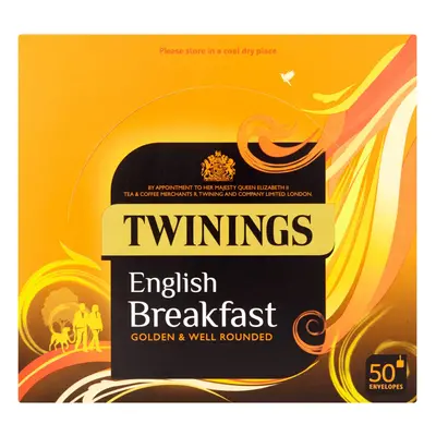 Twinings English Breakfast Enveloped Tea Bags - 6x50