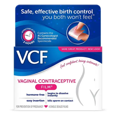 Vcf Vaginal Contraceptive Single Sealed Films - Ea