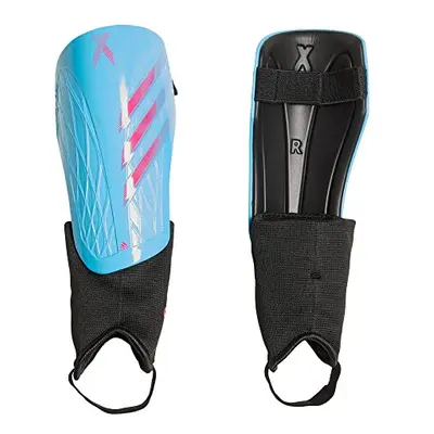 Unisex-Adult X Match Shin Guards Sky Rush/White/Team Shock Pink Small