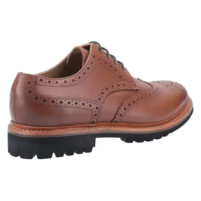 (Brown, (Adults')) Cotswold Quenington Commando Leather Men's Brown Lace-Up Shoes