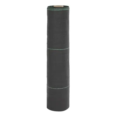 (0.5 x m) vidaXL Weed Membrane Weed Barrier Fabric Weed Control Ground Cover Black PP