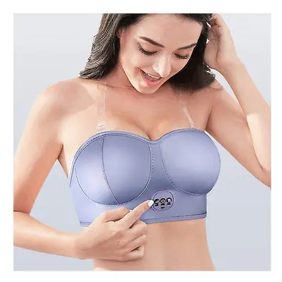 Electric breast massage bra wireless breast enhancement instrument with hot compress function fo