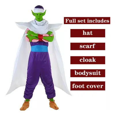 (Black, XL) Goku Cosplay Costume KameSennin Kame Sennin Cosplay Piccolo Cosplay Adult Men Anime 