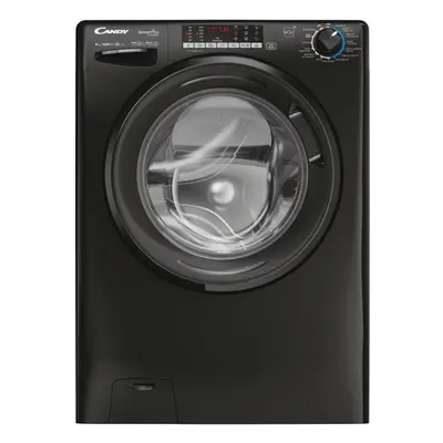 Candy CSO686TWMBB6-80 8Kg Washing Machine Black RPM A Rated