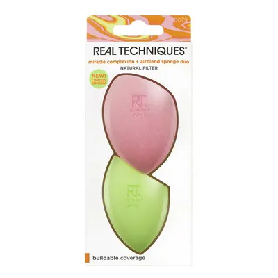 Make-up Sponge Real Techniques Miracle Complexion Airblend Limited edition (2 Units)