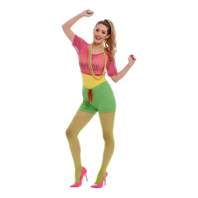 (M, Multicoloured) Smiffys Womens/Ladies Let's Get Physical Costume Set