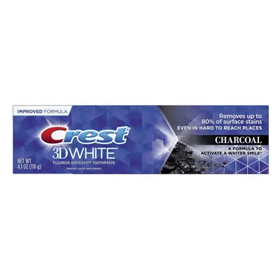 Crest 3D White Charcoal Whitening Toothpaste, 4.1 oz (116 g)