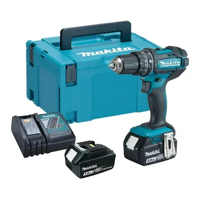 Makita DHP482RFJ 18v LXT Combi Hammer Drill - x 3.0ah Batteries + Charger