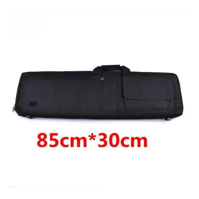 (Black 85CM) 85cm/100cm Hunting Gun Bag Army Shooting Sniper Gun Case Military Fishing Bag Campi