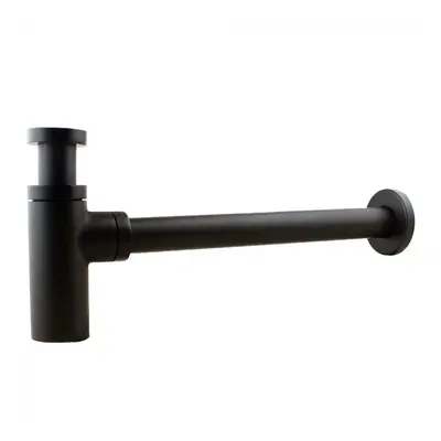 Premium Matte Black Universal Standard Bathroom Basin Sink Bottle Trap Waste