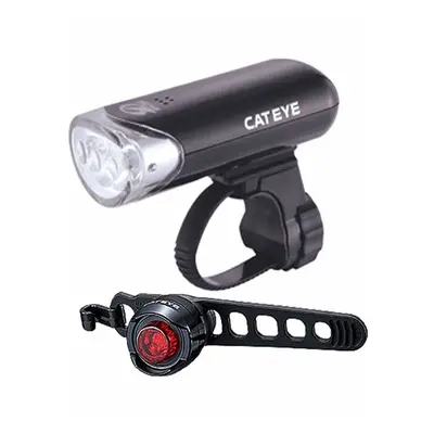 CatEye HL-EL135 and Orb Front/Rear Bike Light Set Black