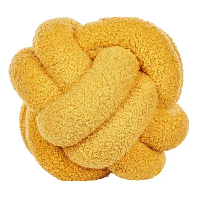 Boucle Knot Cushion x cm Yellow MALNI