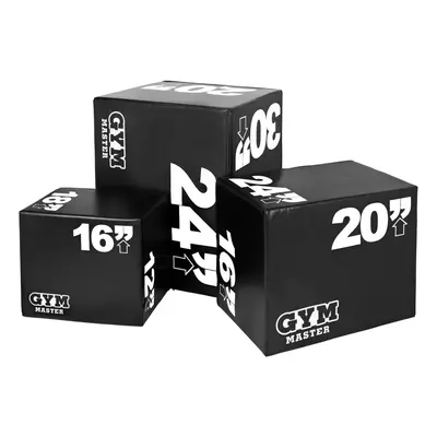 (Full Set of 3) GYM MASTER Soft Sided Plyo Squat Jump Box