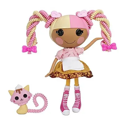 Lalaloopsy 576938EUC Silly Scoops Waffle Cone with Pet Cat-33 cm Ice Cream Theme Styling Doll wi