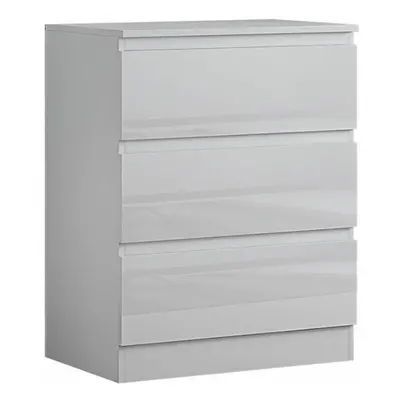 (Gloss White) Carlton Drawer Chest Gloss Finish