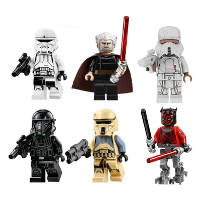 (Star Wars A 6PCS) Star Wars Clone Troopers Minifigures Gift Fit Lego