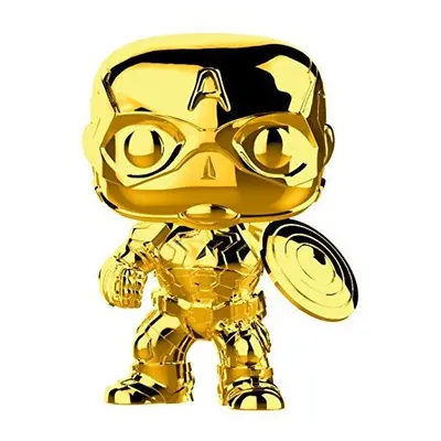 Marvel Studios 10th Anniversary - Captain America Gold Chrome