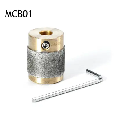 (MCB01 Size: 35mm x 25mm/1.38" x 0.98") Grinder Wheels Stained Glass Grinding Head Bit For Glass