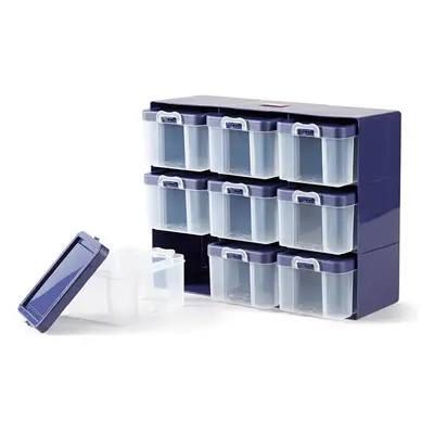 Prym Clear Compartments Organizer Box Multicoloured