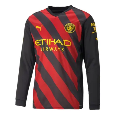 (L) Man City Long Sleeve Away Shirt