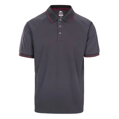 (XS, Dark Grey) Trespass Bonington Mens Polo Shirt Plain T