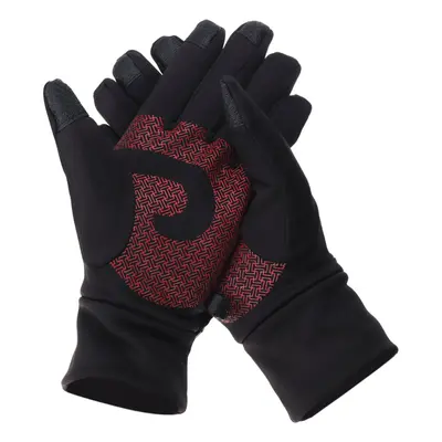 (Red, M) Warm Thermal Winter Gloves Cycling Ski Snow Waterproof Anti-slip Bike Glove