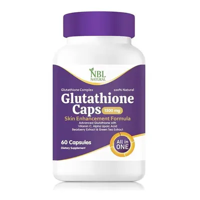 NBL Natural Advanced Glutathione Complex With Vitamin C, Skin Whitening Capsules