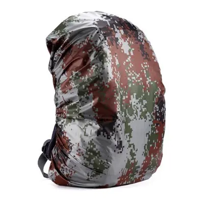 (Digital Camo) 45L Lightweight Nylon Water-resistant Waterproof Backpack Rain Cover Raincoat For